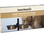 Beeztees suport cu două boluri din inox 28