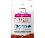 MONGE DRY DOG EX. SMALL ADULT LAMB/RICE