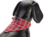 BEEZTEES zgarda din piele COLLAR+CLOTH Black 42x16