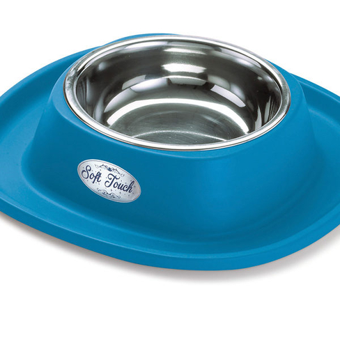 Castron din inox cu suport din cauciuc în asortiment