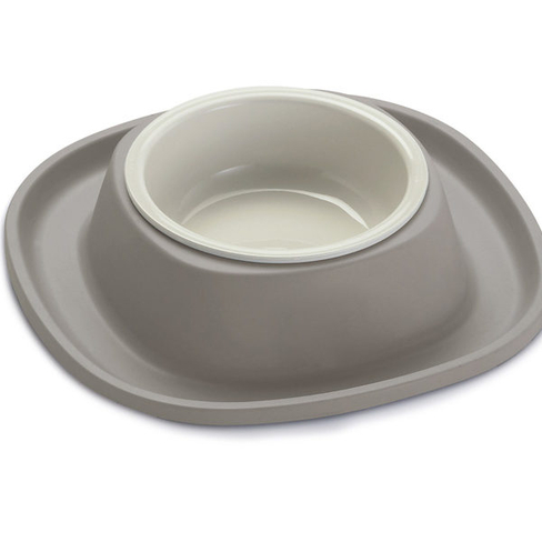 Castron din plastic cu bază din cauciuc 28х5,5см