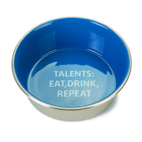 BEEZTEES металич. миска для собак TALENTS