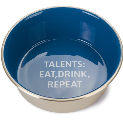 BEEZTEES металич. миска для собак TALENTS