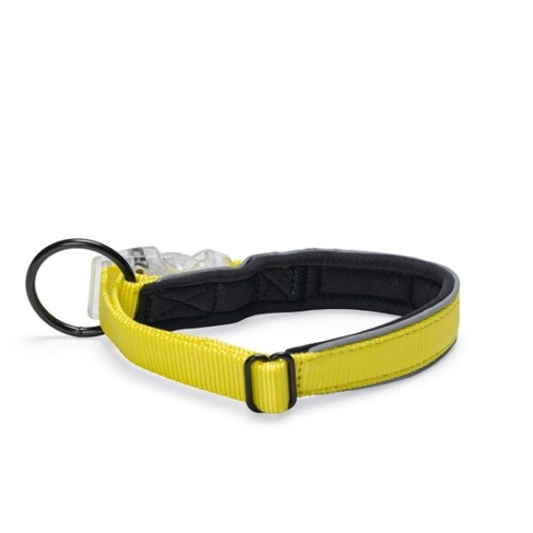 Beeztees ошейник светящийся Premium PARINCA Yellow 40×20