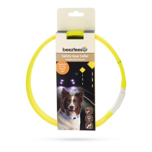 BEEZTEES zgardă din silicon cu Led și USB