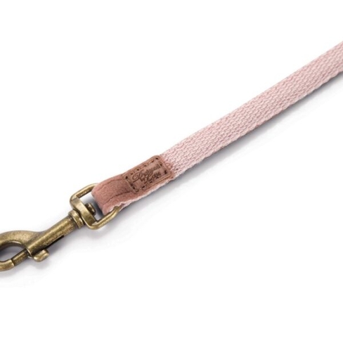 DBL поводок велюр. VELURA Pink 120×10