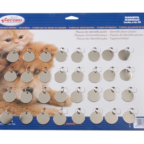 Брелок круглый для гравировки метал. MM.25