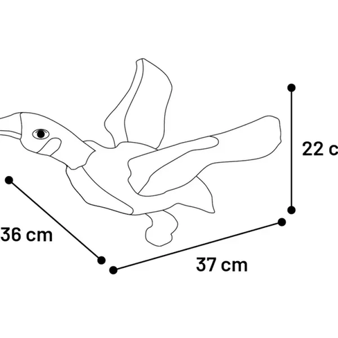 Flamingo Jucărie din pluș WINGO WILD GOOSE