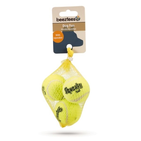 Beeztees minge de tenis cu sunet 3buc