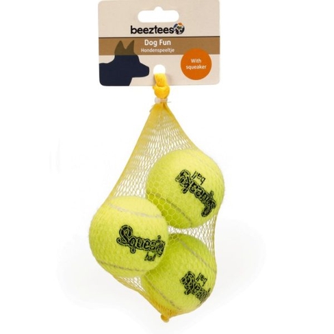 Beeztees minge de tenis cu sunet 3buc