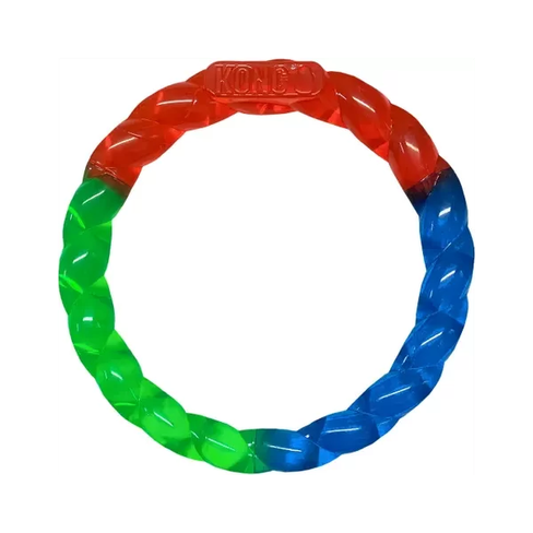 Flamingo игрушка резиновая KONG® TWISTZ RING