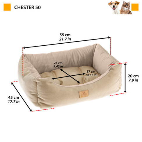 FERPLAST Диван хлопок CHESTER 60