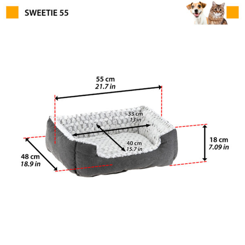 FERPLAST Лежак матерчатый SWEETIE 55
