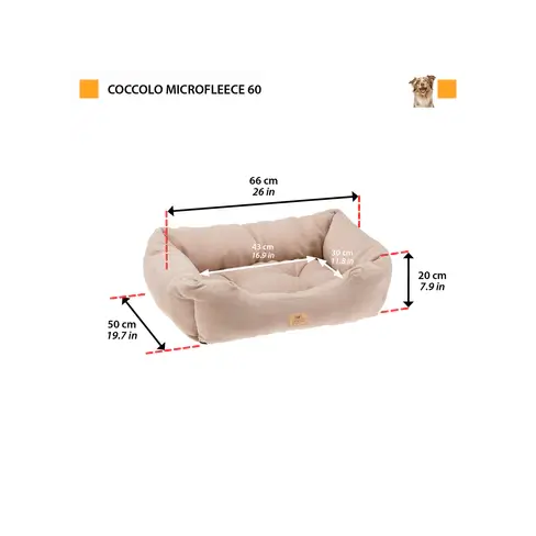 FERPLAST Подушка хлопок COCCOLO MICROFLEECE 60