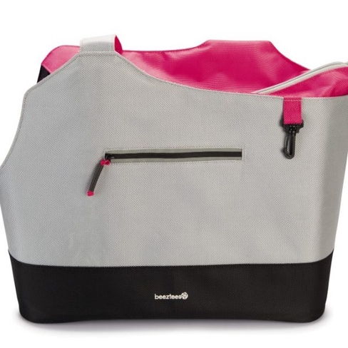 Beeztees сумка для собак ZIZZY Grey/Pink 40х20х30cm