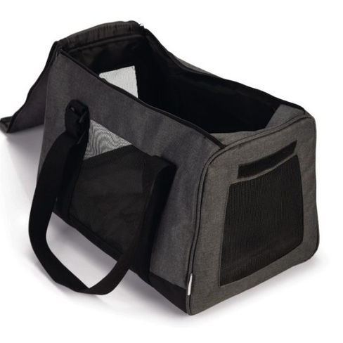 Beeztees geantă de transport SYRA Antracite 40х20х29cm