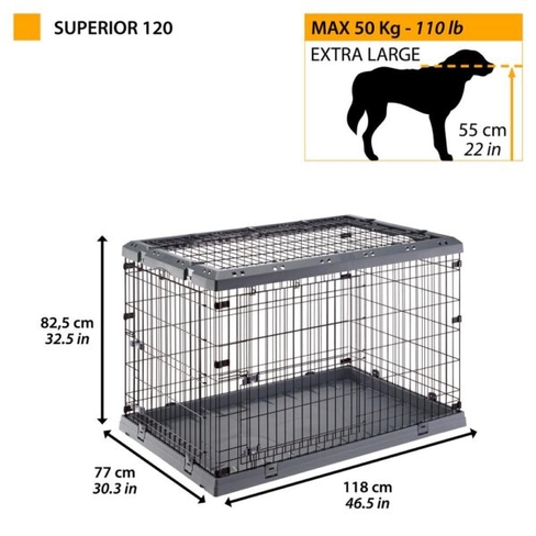 Клетка для собак SUPERIOR 120