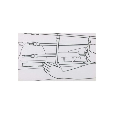 Grilaj de securitate din inox pentru auto WALKY GUARD