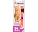 Zgardă din nylon CAT COLLAR PINK 30cm10mm
