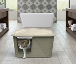 GEORPLAST Litieră acoperită/căsuță din plastic Villa 57.5×38.5x37cm