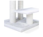 Beeztees Кошачий скребок SEPRA FIGO White 50x50x92cm