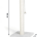 BEEZTEES răzuitoare pentru pisici SERPA White 40x40x90cm
