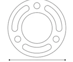 Flamingo Игрушка с когтеточкой CRABI CIRCLE