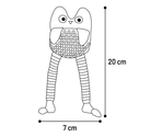 Flamingo jucărie de pluș pentru pisici RAIBO OWL