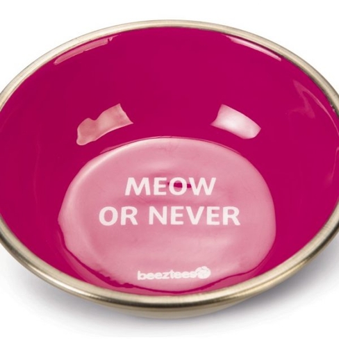 BEEZTEES castron din inox MEOW