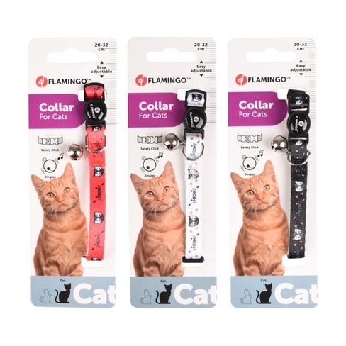 Flamingo Zgardă CAT COLLAR SIMBA Assort.