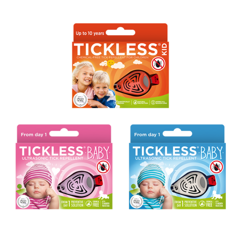 Ультразвуковой отпугиватель блох и клещей TICKLESS KID