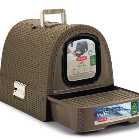 Litieră acoperită CURVER Mocha