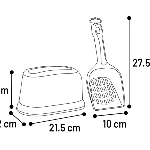 Flamingo совок с подставкой HODOR