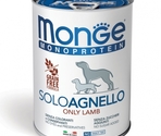 MONGE DOG SOLO Pate 100% lamb