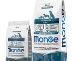 MONGE dry dog all breed adult Trout/Rice/Potatoes