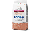 MONGE DRY DOG EX. SMALL ADULT SALMONE/RICE