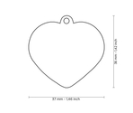 Medalion HEART I LOVE MY DOG