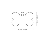 Medalion SMALL BONE ALUMINUM