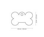Medalion SMALL BONE ALUMINUM