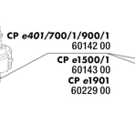 JBL CP e1900/1,2 O-ring hose connector set