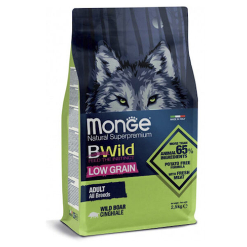 MONGE dry dog BWILD LG adult Boar