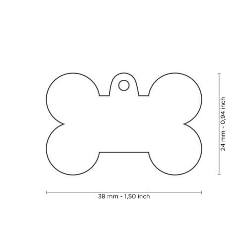 Медальон BIG BONE GLITTER