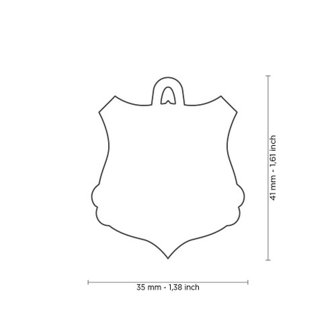 Медальон DOG AGENT BADGE BRONX