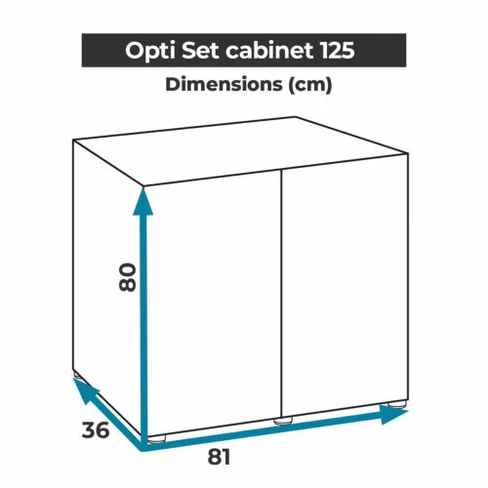 AQUAEL Тумба Cabinet OPTISET 125