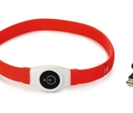 BEEZTEES zgardă din silicon cu Led și USB