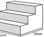 FLAMINGO Ступеньки для собак МДФ с плюш. покрытием 41x43x30cm
