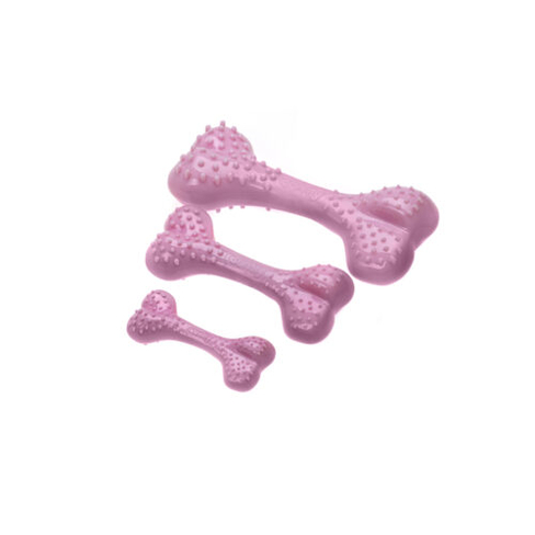 COMFY TOY Кость резиновая DENTAL BONE Strawberry
