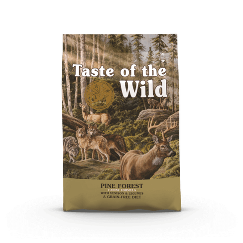 TASTE OF THE WILD DOG PINE FOREST CANINE VENISON & LEGUMAS