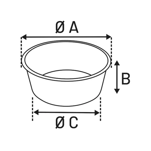 FLAMINGO Походная миска селикон. складная