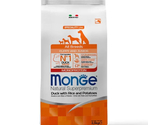 MONGE DRY DOG ALL BREED PUPPY Duck/Rice/Potatoes